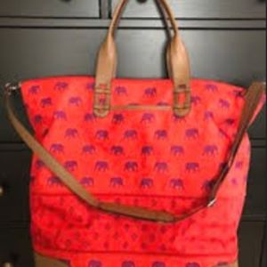 Stella and dot Weekender bag with makeup bag